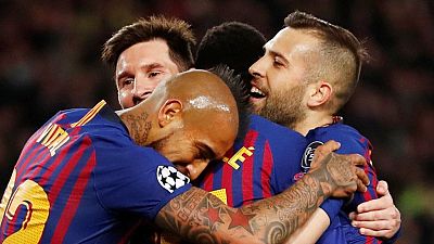 Tablero deportivo - Los goles del F.C. Barcelona 5 Olympique de Lyon 1 - Escuchar ahora