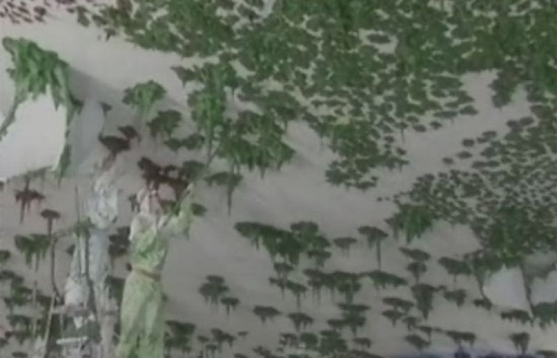 Barceló concluye su obra en la cúpula de la sede de la ONU en Ginebra