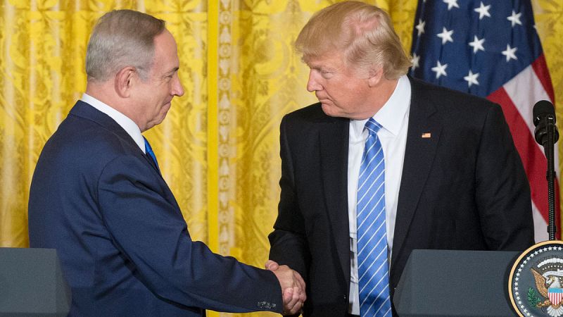Trump, dispuesto a reconocer la "plena soberanía" de Israel sobre los Altos del Golán
