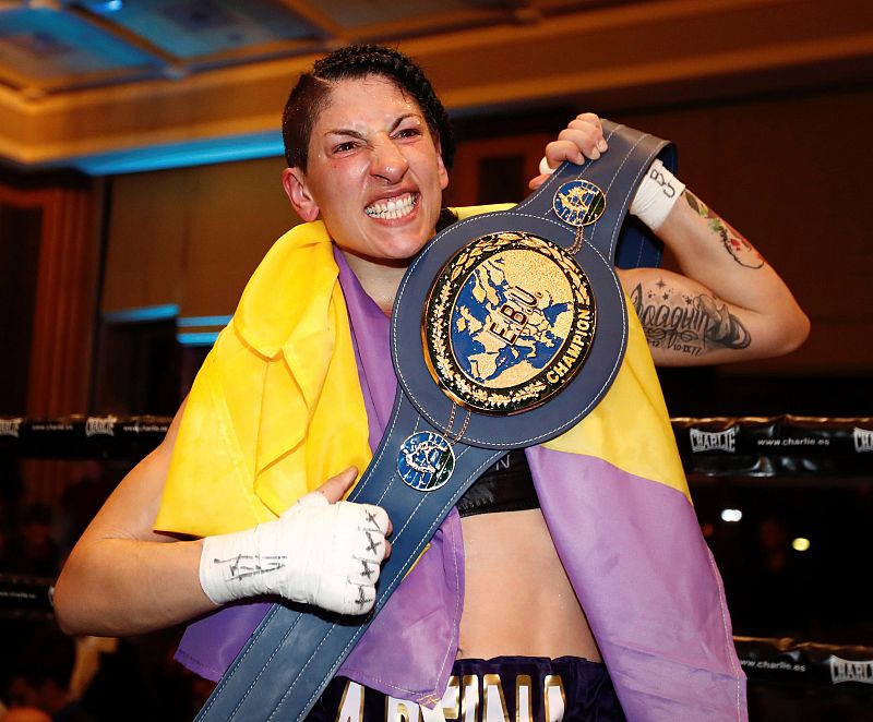 Miriam Gutiérrez logra el campeonato de Europa de boxeo de peso ligero
