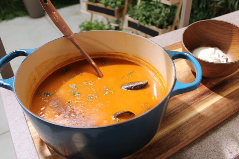 Receta de "sopa de pescado" de Dani Garc�a