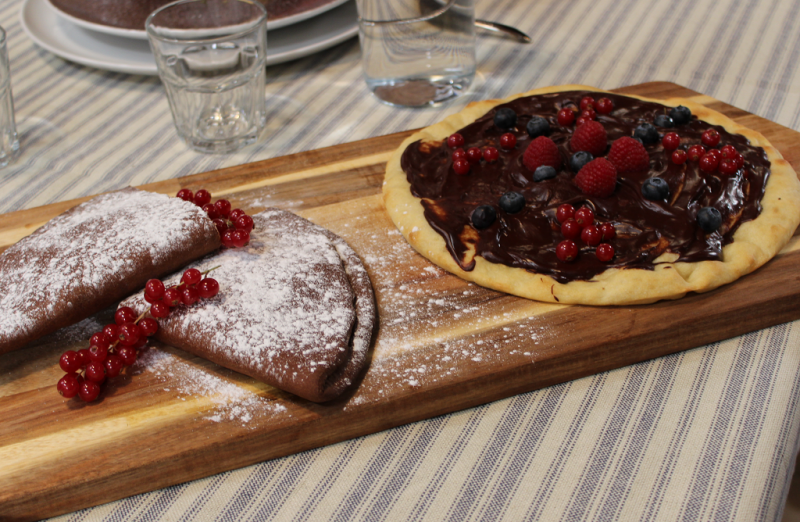 Receta de "pizza de chocolate" de Dani Garca