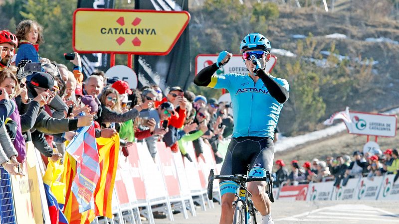 Miguel Ángel López asalta con valentía la Volta en La Molina