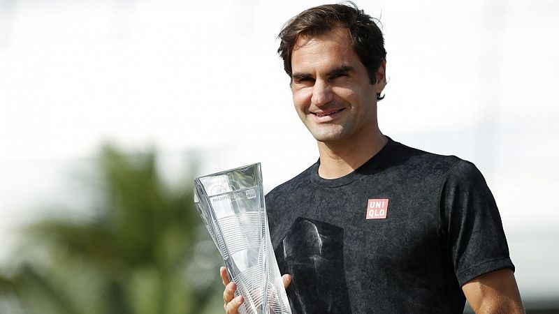Roger Federer sube al cuarto puesto del ranking ATP tras su título en Miami