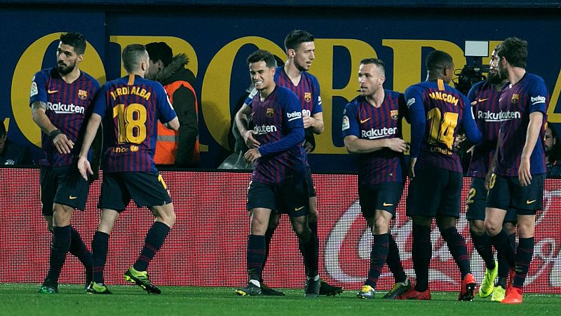 Suárez evita la remontada del Villarreal en un partido de vértigo