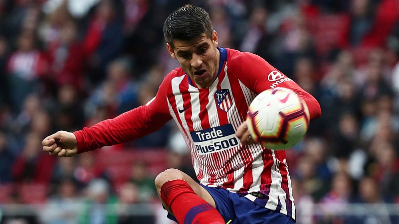 Morata sufre un esguince en el tobillo y es duda para el Camp Nou