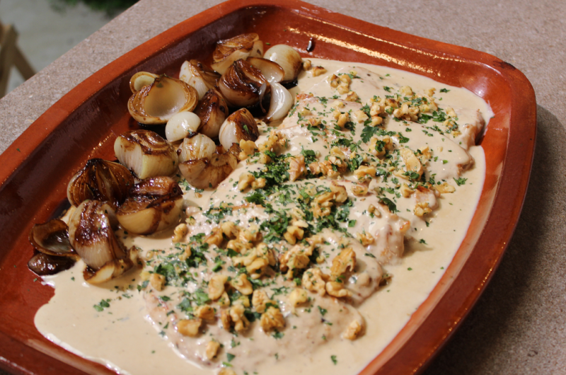 Receta de "escalopines al roquefort" de Dani Garca