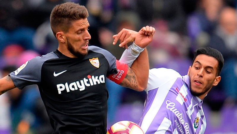 Mesa y Munir impulsan al Sevilla y hunden al Valladolid