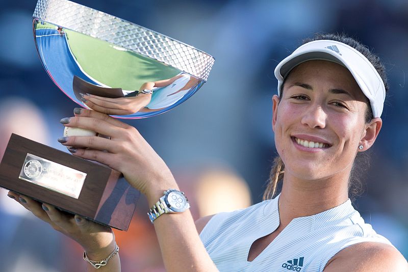 Muguruza levanta un título un año después, de nuevo en Monterrey