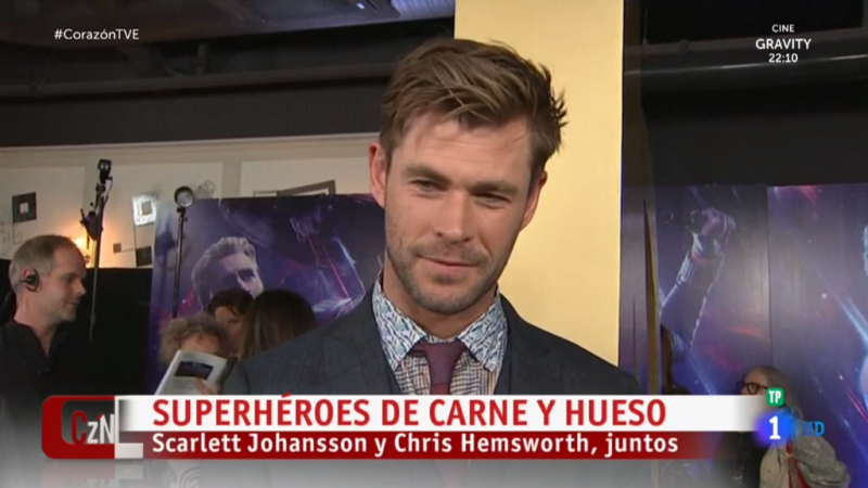 Chris Hemsworth, Scarlet Johansson y Paul Rudd presentan la última película de Los Vengadores