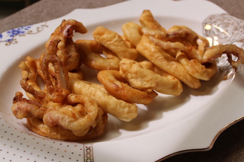 Receta de "calamares rebozados" de Dani Garc�a