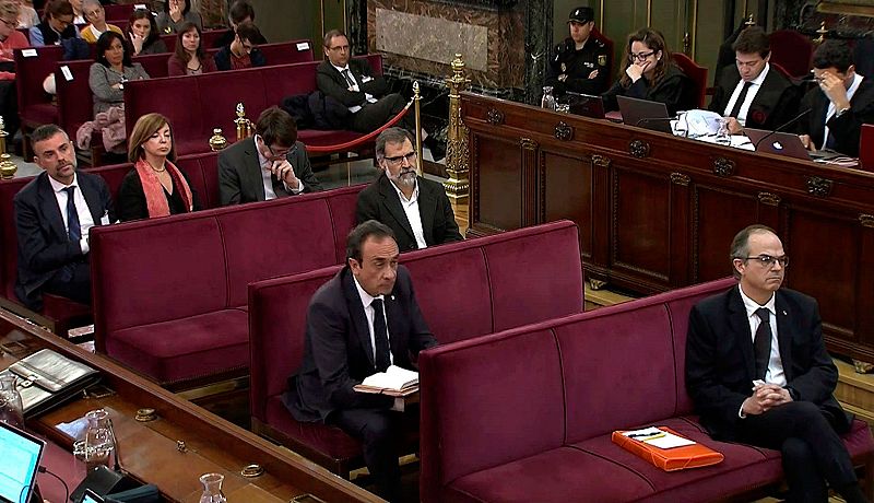 Rull, Turull y Sànchez piden al Supremo poder hacer campaña y entrevistas durante los recesos del juicio del 'procés'