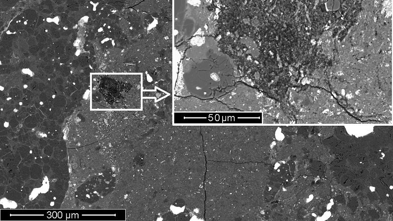 El fragmento de un cometa primigenio en el interior de un meteorito da pistas sobre el origen del sistema solar