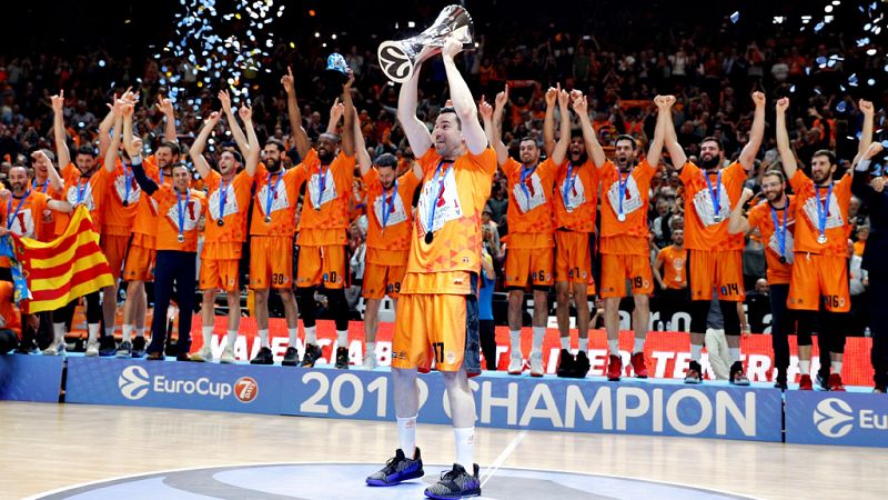 Valencia Basket conquista el cuarto título de la Eurocup ante su público