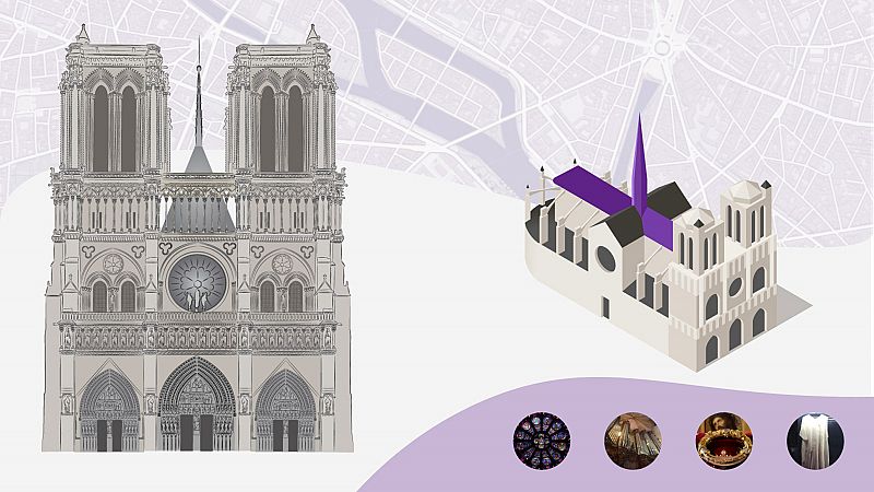 Obras de arte de Notre Dame: lo que se ha salvado y lo que se ha destruido