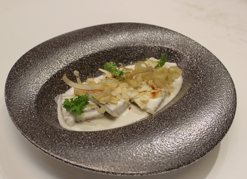 Receta de "cardo con ajoblanco" de Dani García