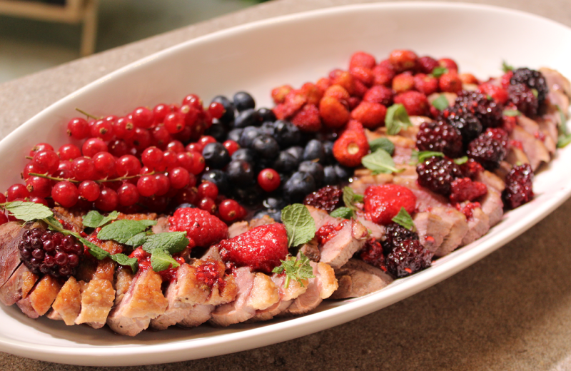 Receta de "magret de pato con frutos rojos" de Dani Garc�a