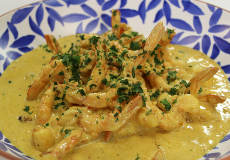 Receta de "curry de langostinos" de Dani Garc�a