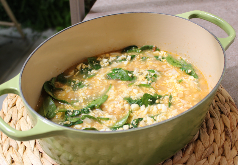 Receta de potaje de garbanzos de Dani Garc�a