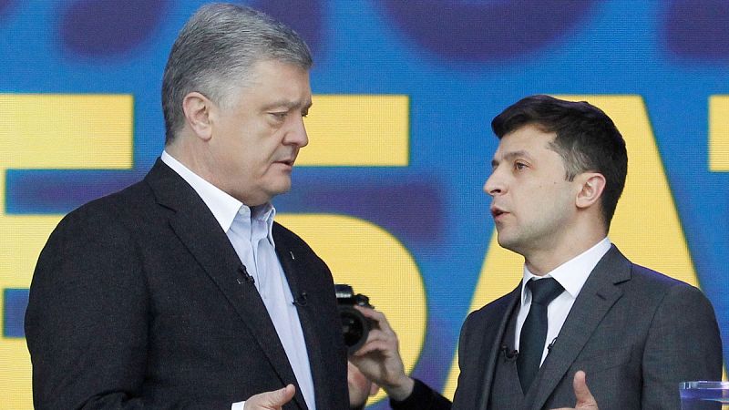 Poroshenko se enfrenta al difícil reto de derrotar al popular Zelenski en las presidenciales en Ucrania