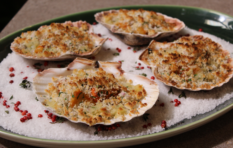 Receta de "vieiras al horno" de Dani Garc�a