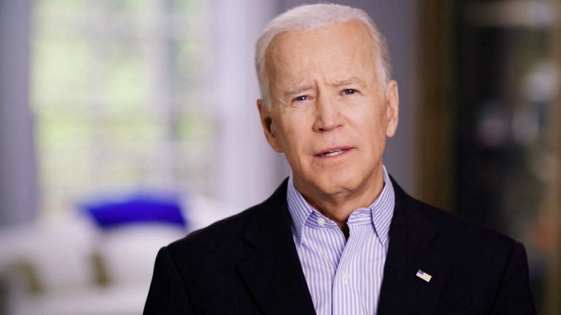 El exvicepresidente de EE.UU. Joe Biden anuncia su candidatura a la Casa Blanca