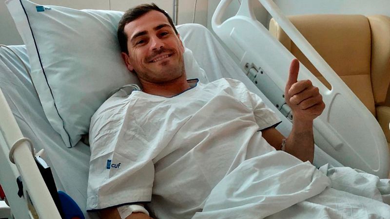 Iker Casillas, ingresado tras sufrir un infarto en un entrenamiento con el Oporto