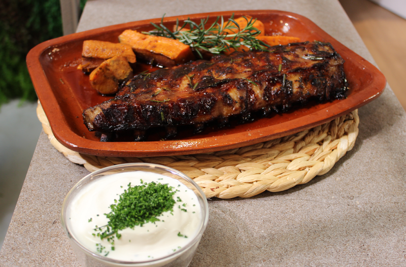 Receta de "costillas a la miel" de Dani Garc�a