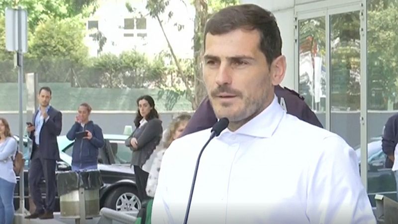 Iker Casillas recibe el alta cinco días después de sufrir un infarto: "Lo importante es estar aquí"