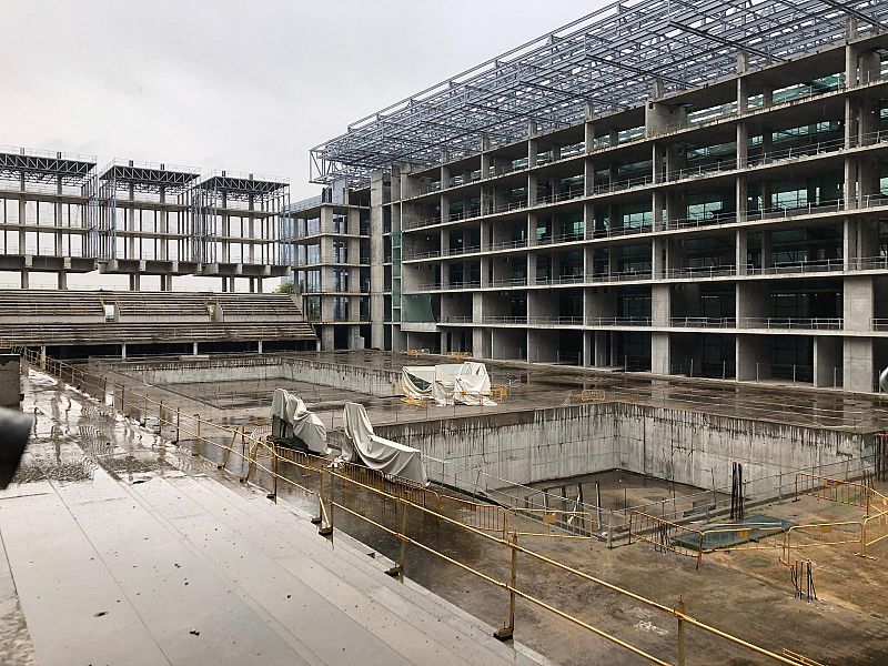 La Federación Española de Natación presenta un proyecto para rescatar el centro acuático del Madrid olímpico