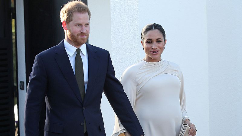 Meghan Markle y el príncipe Harry de Inglaterra, padres de un niño