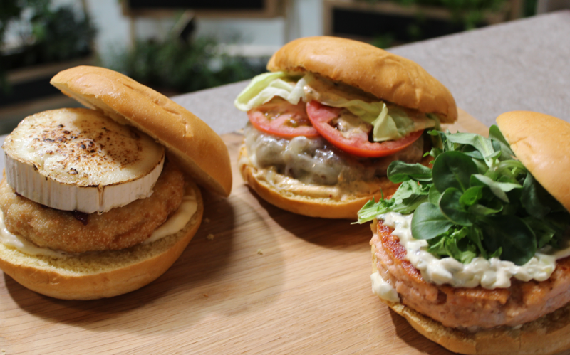 Receta de "hamburguesa de salm�n" de Dani Garc�a