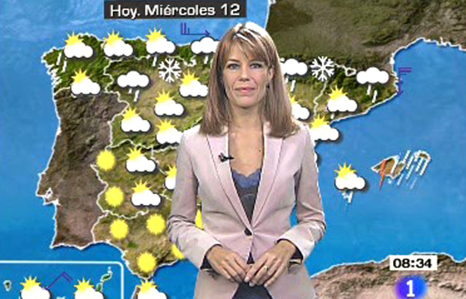 Una masa de aire frío entra en la península