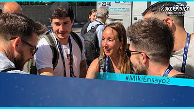 Sigue en directo el segundo ensayo de Miki y la "orange carpet" en RTVE.es