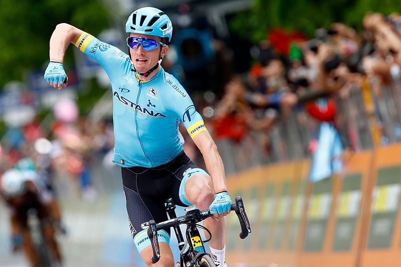 Pello Bilbao hace diana para el ciclismo español en el Giro de Italia