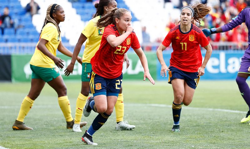 España vence con solvencia a Camerún en su preparación del Mundial femenino