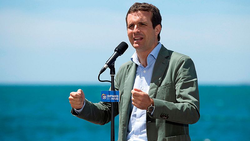 Casado "prefiere" un acuerdo de Sánchez con Rivera a una repetición de elecciones o "un gobierno de Podemos y ERC"