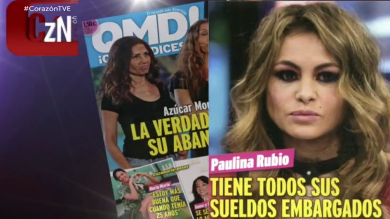 Paulina Rubio podría tener su cuenta embargada