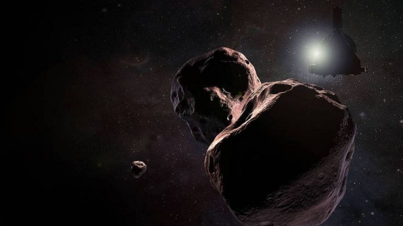 Hallan evidencias de agua y moléculas orgánicas en Ultima Thule