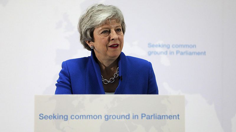 May ofrece al Parlamento la posibilidad de un segundo referéndum del 'Brexit' si aprueba su acuerdo de salida