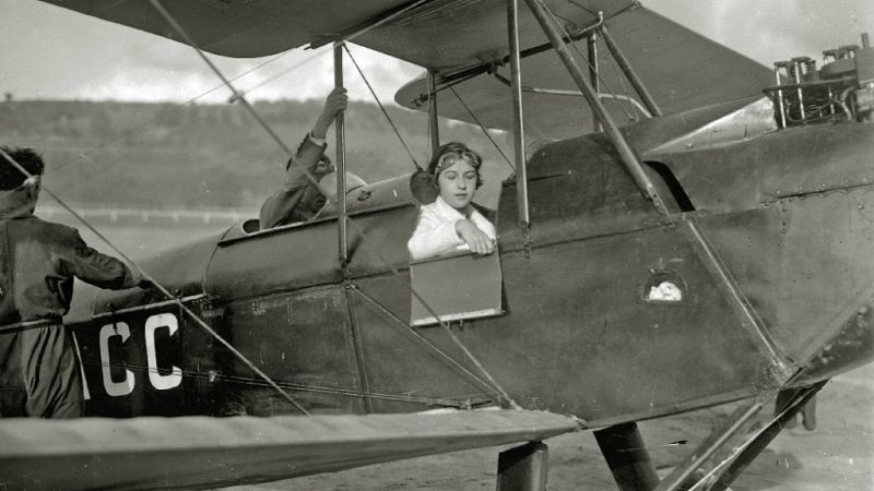 Las pioneras del aire en España