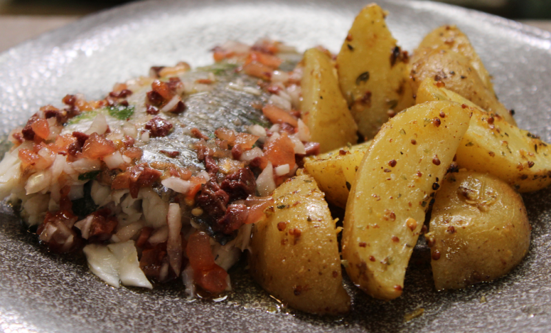 Receta de "lubina a la sal" de Dani Garc�a