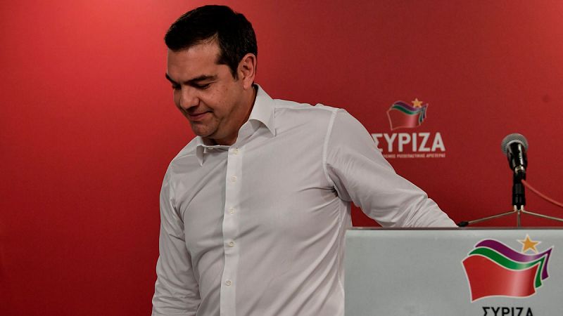Tsipras convoca elecciones anticipadas en Grecia tras la debacle electoral de su partido en las europeas
