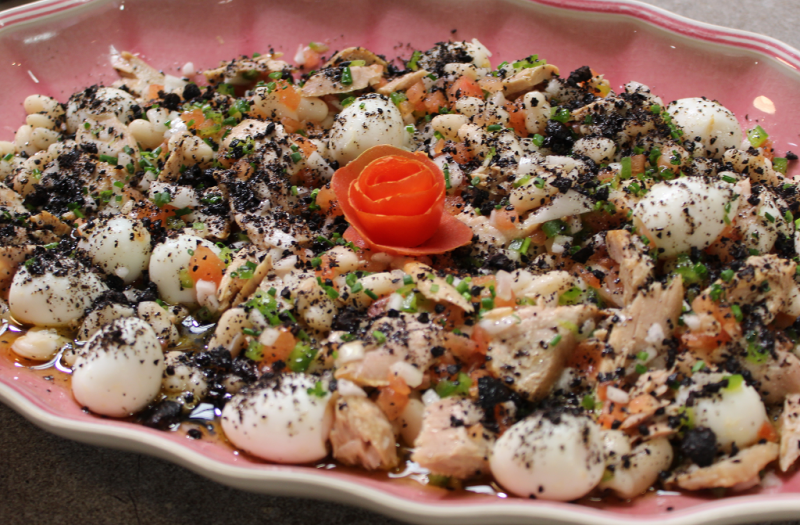 Receta de "ensalada de jud�as blancas" de Dani Garc�a