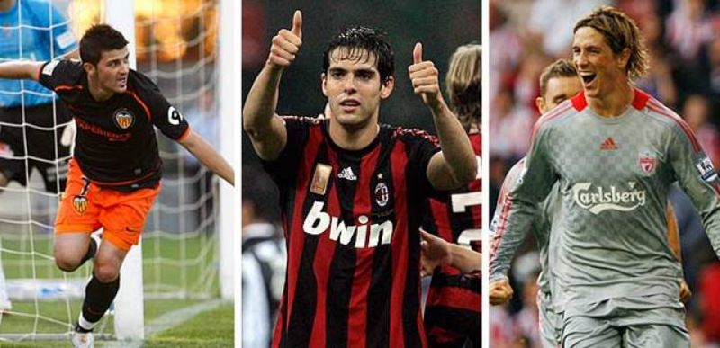 243 millones para fichar a Villa, Kaká y Torres