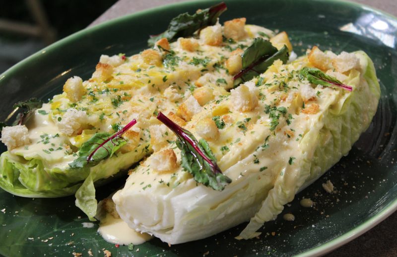 Receta de "ensalada C�sar" de Dani Garc�a