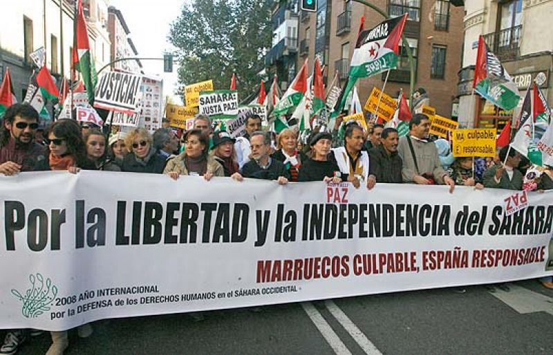 Más de 8.000 personas reclaman en Madrid una solución para el Sáhara