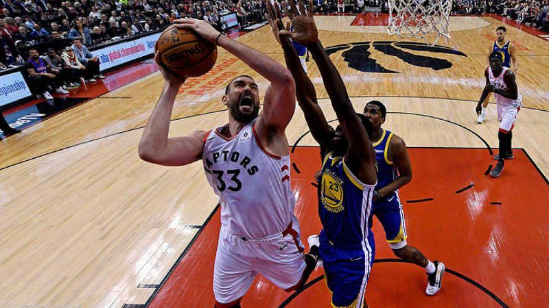 Gasol y Siakam aúpan a los Raptors a su primera victoria en la final de la NBA