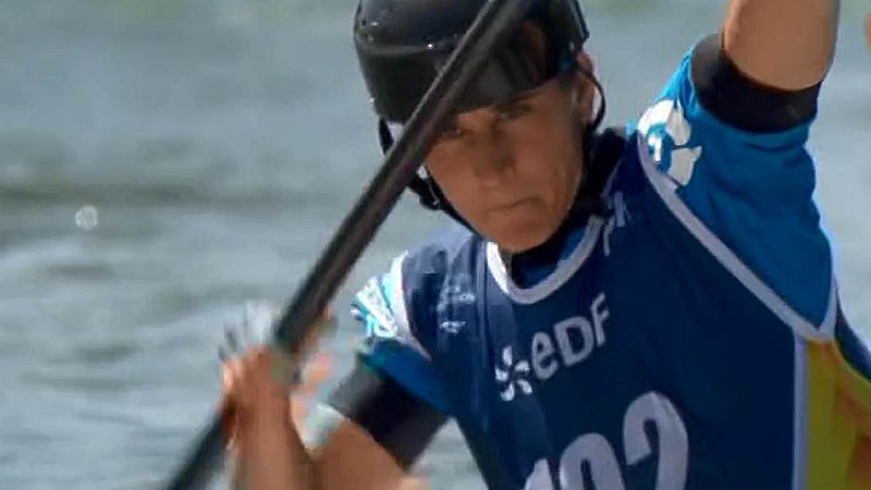 Nuria Vilarrubla, subcampeona de Europa de piragüismo en la modalidad C-1