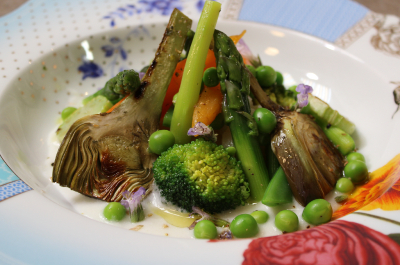 Receta de "menestra de verduras" de Dani Garc�a